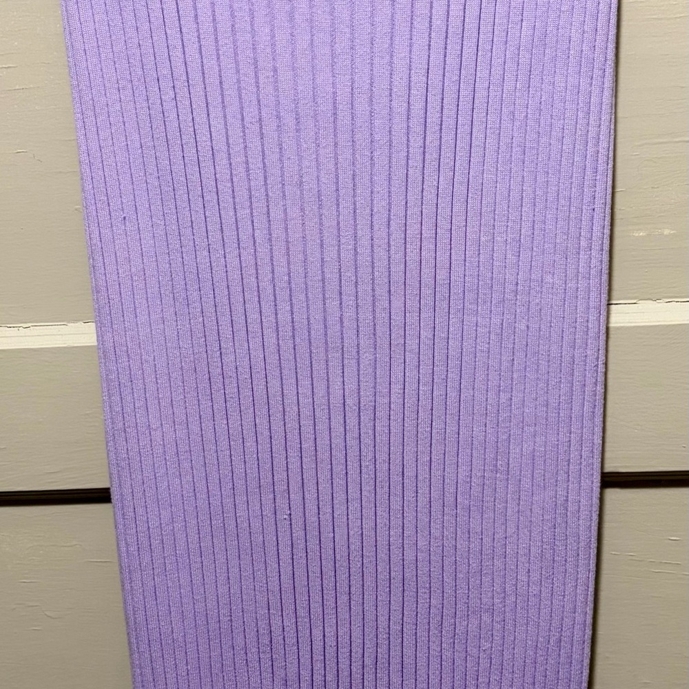 Ribbed Maxi Skirt in Lilac